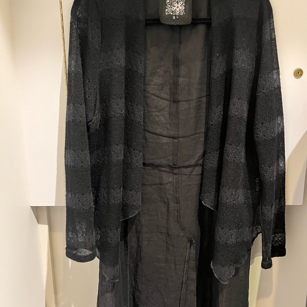 Elegant Black Lace Women's Jacket